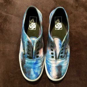 Galaxy Print Vans Shoes